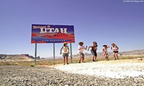 Zdjecie USA / Utah / granica stanw utah/arizona / Utah to stan umysu!