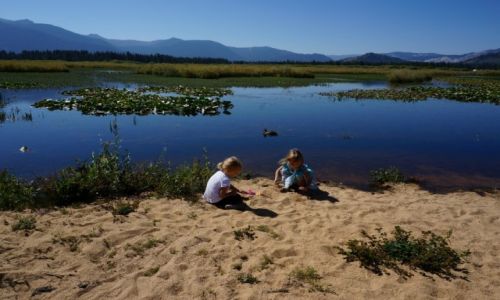 Zdjęcie USA / South Lake Tahoe, California / Meddow / Simonka & Samanta podczas zabawy.