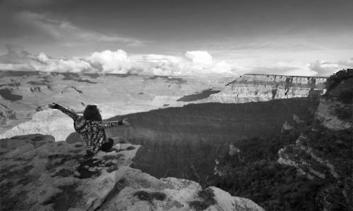 Zdjecie USA / Arizona / Grand Canyon / human vanity
