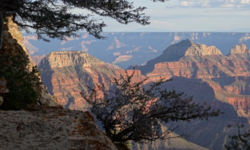 Zdjecie USA / Arizona / Grand Canyon / Romantycznie: zachd soca Wielkim Kanionem