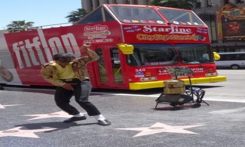Zdjecie USA / Kalifornia / Los Angeles -Aleja Gwiazd / Michael Jackson wiecznie ywy