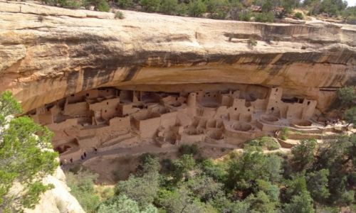 Zdjecie USA / Kolorado / Mesa Verde NP / MESA VERDE - ruiny pueblo Anasazi