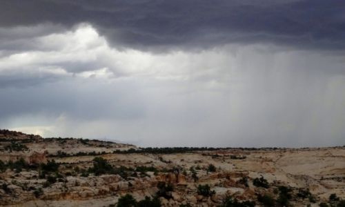 Zdjcie USA / Utah / Escalante / Burza na Escalante