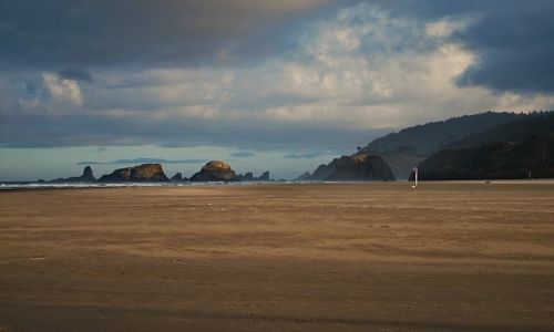 Zdjcie USA / Oregon / Cannon beach / perfect beach