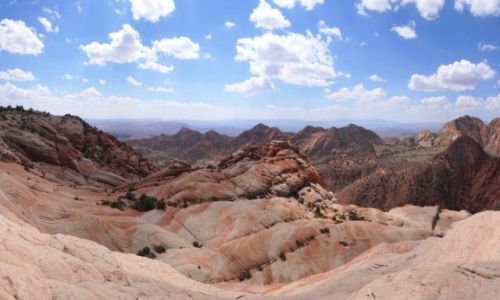 Zdjęcie USA / Utah / Yant Flat - Candy Cliffs / Yant Flat - panorama