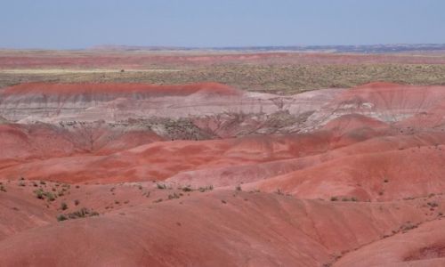 Zdjecie USA / Utah / Malowana Pustynia / Painted Desert - panorama