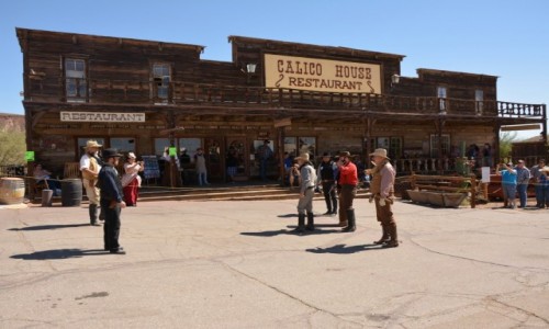Zdjcie USA / Kalifornia / Calico Ghost Town / w samo poudnie