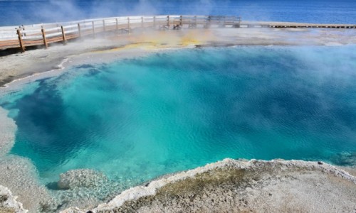 Zdjcie USA / Wyoming / Park Narodowy Yellowstone / Abbys Pool