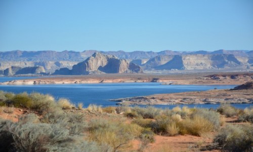 Zdjcie USA / Utah/Arizona / Lake Powell / najpikniejszy sztuczny zbiornik wodny na wiecie