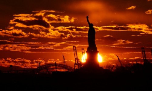 Zdjecie USA / NYC / NYC / Ostatnie promienie
