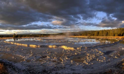 Zdjecie USA / Wyoming / Yellowstone National Park / Firehole