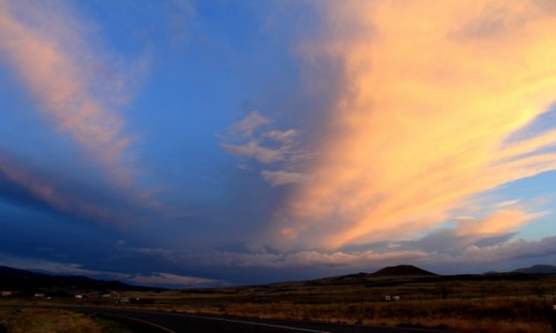 Zdjecie USA / Utah / Utah / zachod slonca Utah
