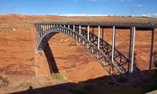 Zdjcie USA / Arizona / Page / Stalowy most nad rzek Kolorado