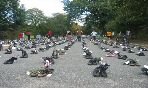 Zdjecie USA / New York / Park Brooklyn / memorial Irak