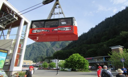 Zdjcie USA / Juneau / Kolejka w gry / Juneau - stolica stanu Alaska  USA