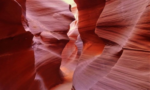 Zdjecie USA / Arizona / Antelope Canyon (dolny) / Jak pikne s wspomnienia...