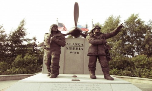 Zdjęcie USA / Fairbanks - Alaska / Fairbanks - Alaska / Pomoc lotników amerykańskich dla Rosji