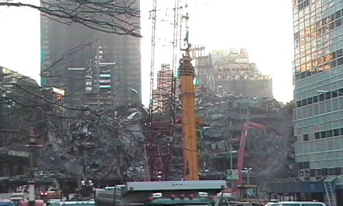 Zdjecie USA / Nowy York / WTC / 5 dni po 11 wrzenia