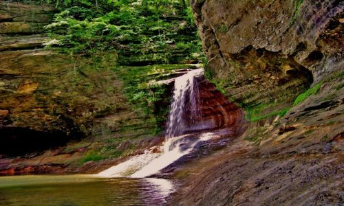 Zdjęcie USA / brak / Illinois / Matthiessen SP / Cascade Falls