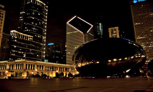 Zdjęcie USA / brak / Illinois / Chicago / widok z Millenium Park