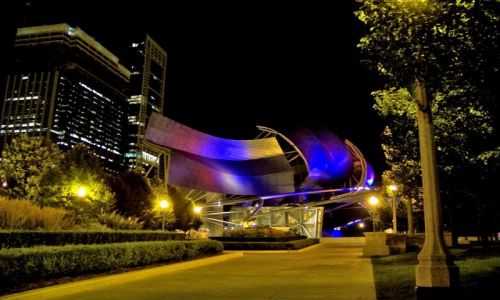 Zdjecie USA / brak / Illinois / Chicago / amfiteatr w Millenium Park