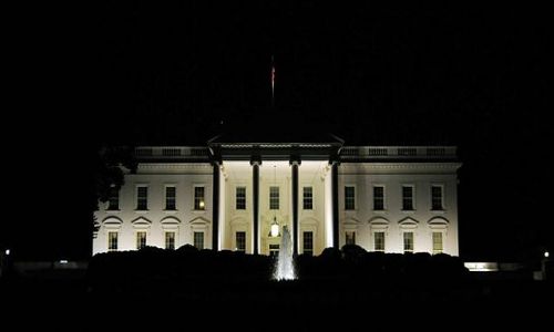 Zdjecie USA / Washington D.C. / 1600 Pennsylvania Ave. / Łajt Barak