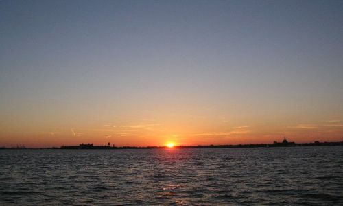 Zdjęcie USA / brak / new   york   / zachod  slonca