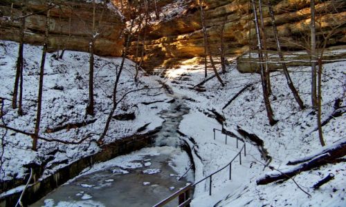 Zdjecie USA / Illinois / Utica / Starved Rock zima