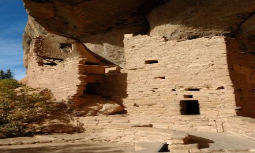 USA / Colorado / Mesa  Verde / Spruce Tree House / Pueblo Indian Anasazi
