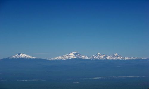 Zdjecie USA / brak / Oregon / Paulina Peak / wulkany Three Sisters 2