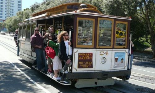 Zdjecie USA / Kalifornia / San Francisco / z górki
