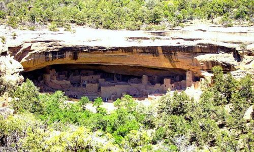 Zdjecie USA / Arizona / Mesa  Verde / dawne siedziby Indian Anasazi