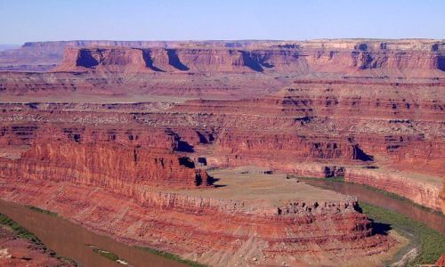 Zdjcie USA / Arizona / Canyonlands - Death Horse Point / Canyonlands - zakole rzeki Green River