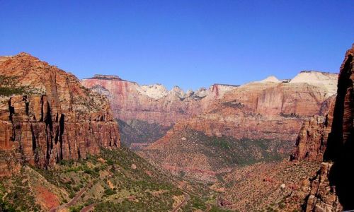Zdjecie USA / Utah / park Zion / ZION Nat. Park - panorama