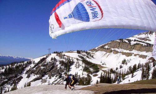 Zdjecie USA / Wyoming / Grand Teton Nat. Park / próba startu