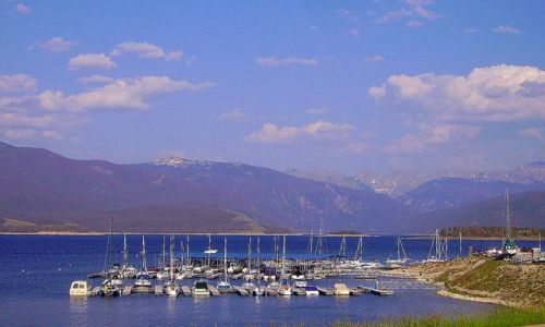 Zdjęcie USA / Kolorado / Rocky Mountain NP / zatoczka jez.Granby w Rocky Mountain