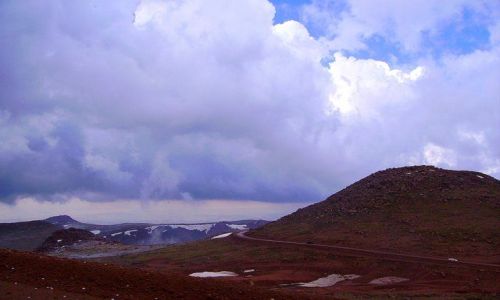 Zdjęcie USA / Kolorado / Rocky Mountain NP / droga na Pikes Peak