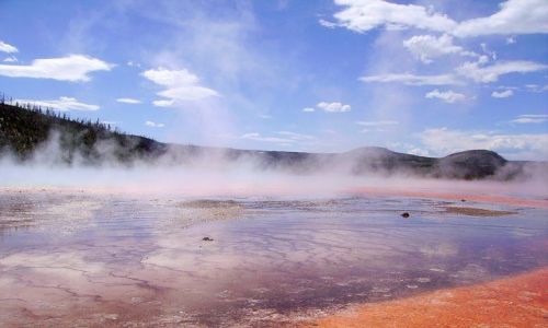 Zdjęcie USA / Wyoming / Yellowstone Nat. Park / Grand Prismatic- Yellowstone