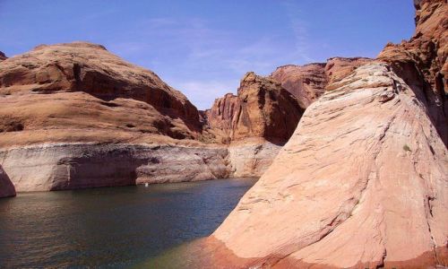 Zdjecie USA / Arizona / okolice Page - Lake Powell / meandry  Lake Powell