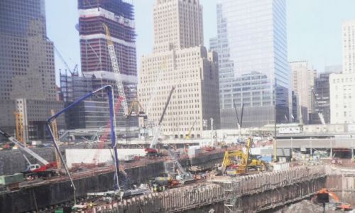 Zdjecie USA / New York / Manhattan / Dziura po WTC 2