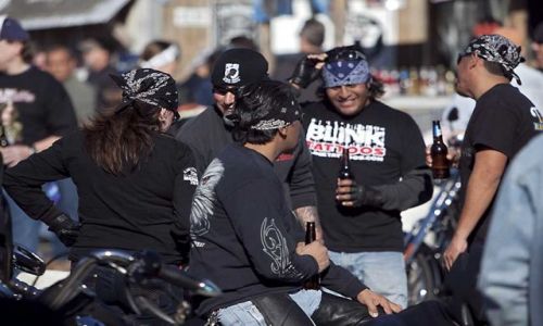 Zdjecie USA / Tejas / Strokers HD Club  / wiosna wjechala na siedzonku Harley Davidson