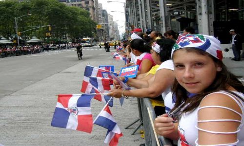 Zdjęcie USA / manchattan / 5th ave / Dominican parade