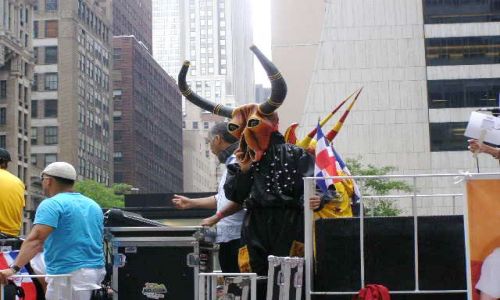 Zdjecie USA / manchattan / 5th ave / dominican parade