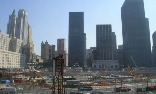 Zdjecie USA / Nowy Jork / Manhattan /  Miejsce budowy po World Trade Center