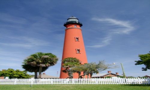 Zdjecie USA / brak / Floryda / Ponce Inlet / latarnia morska Ponce de Leon