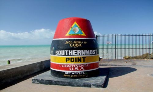 Zdjecie USA / brak / Floryda / Key West / Dalej na poludnie w kontynentalnych stanach sie juz nie da :)
