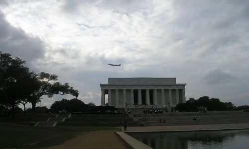Zdjęcie USA / Waszyngton / Pomnik Lincolna / no i pooooszedł   !