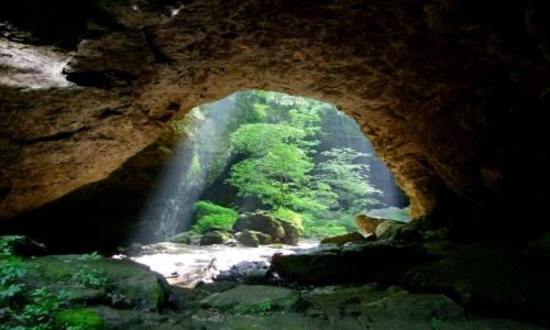 Zdjecie USA / - / Iowa / Maquoketa Cave SP / troszke jak w bajce :)