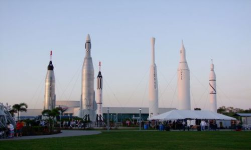Zdjęcie USA / - / Floryda / Cape Canaveral / Kennedy Space Center / rakietowy ogrodek