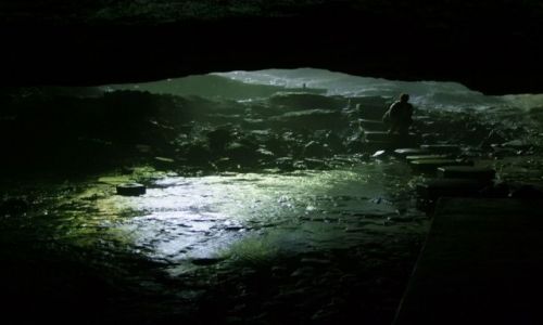 Zdjęcie USA / - / Iowa / Maquoketa Cave SP / wyjscie z jaskini